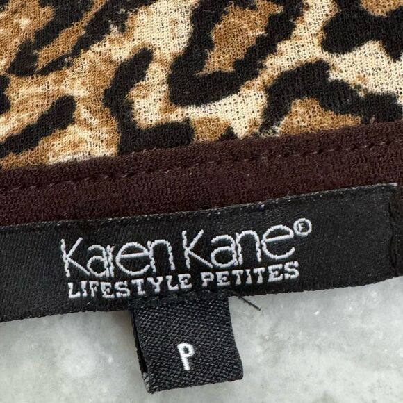 Karen Kane High-Low Midi Mixed Print Skirt. Size Small-P - Picture 9 of 11